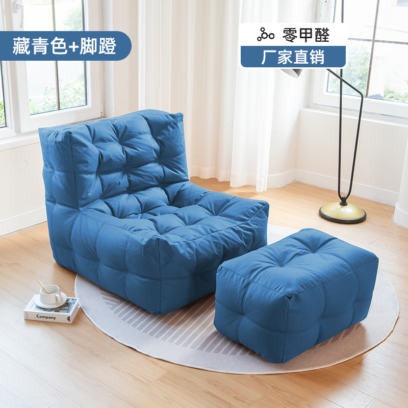 灰色三人位模块化压缩沙发